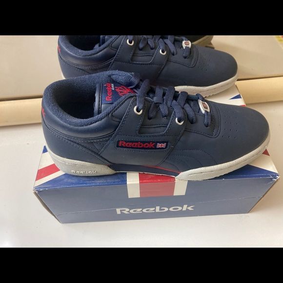 Reebok Leather Classic Workout Low Blue Size 8 main image 8